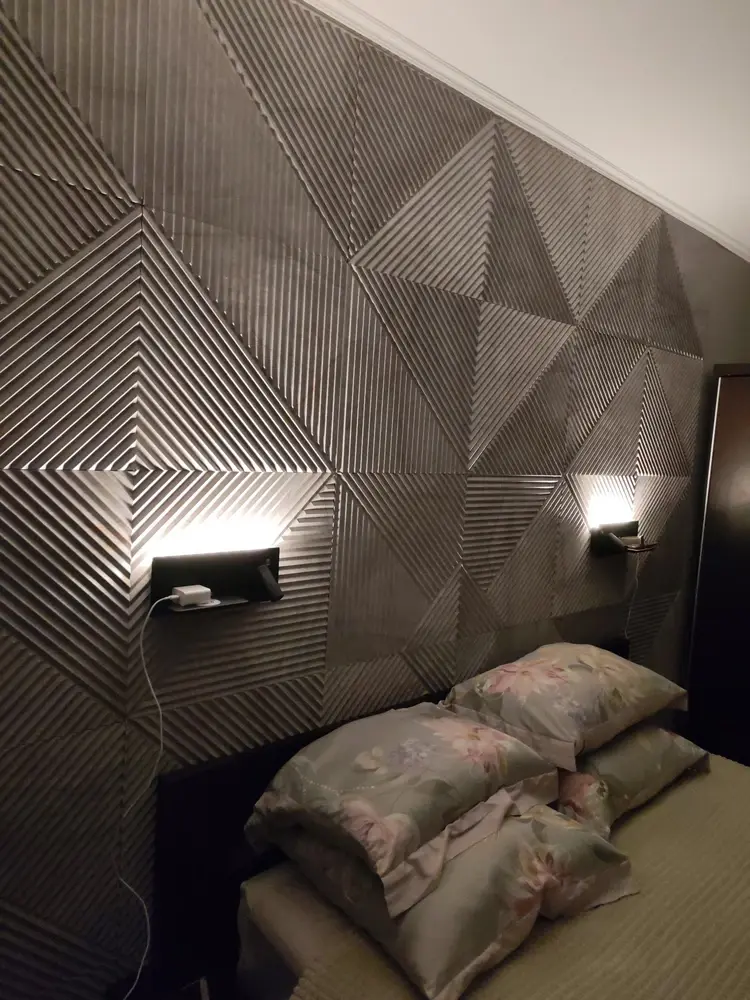 3D панели в изголовье